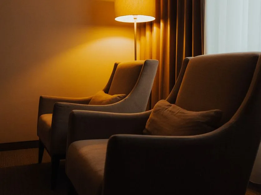 Intérieur associé au parcours Lumière et ambiance